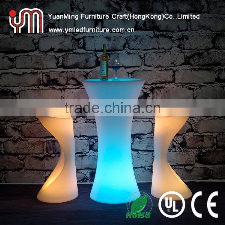 Hot Sale RGB Rechargeable Acrylic Luminous Plastic Led Furniture