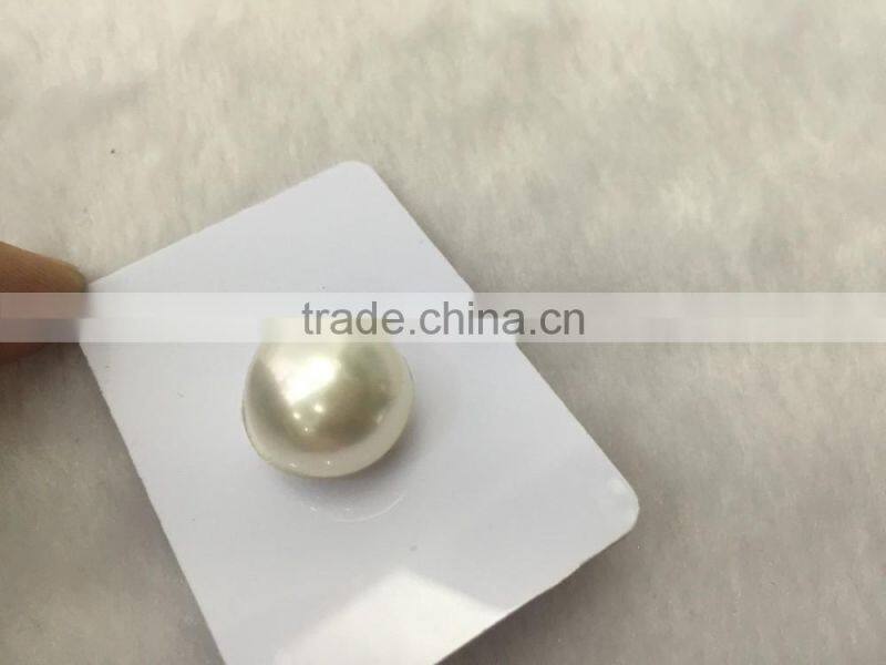 Wholesale Natural 15-16 White South Sea Loose Pearl Beads