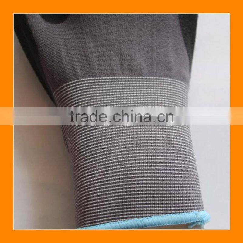 15 Gauge Nylon Spandex Liner Maxiflex Sandy Nitrile Grip Gloves