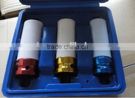 3pcs 1/2" deep impact sockets set / Promotion auto tyre socket set