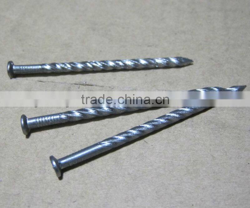 Galvanized Spiral Shank Nails, Flooring Nails