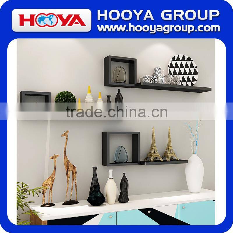 Drawing room decorative board, black/nature wood