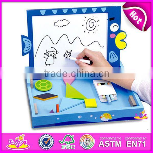 2016 colorful wooden drawing toy ,high quality kids drawing toy,new fashion wooden drawing toy W03A056