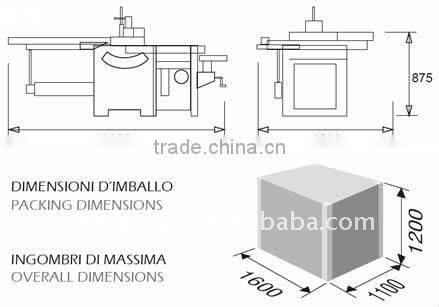 italy standard Woodworking Combination Machine BM10310