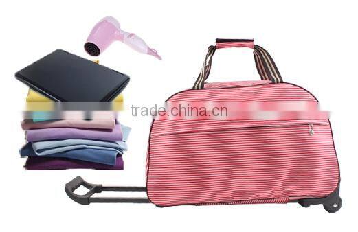 Multi-function fashion trolly duffel travel bag