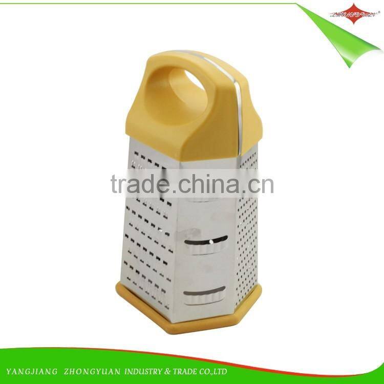ZY-N5041 stainless steel cheese vegetable box multi purpose grater zester with container