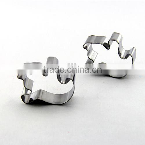100% Food grade White ghost shape metal cookie cutters FDA standard christmas cookie cutters wholesale