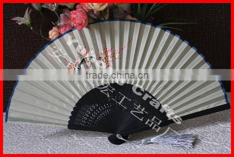 Popular bamboo crafts fabric fan