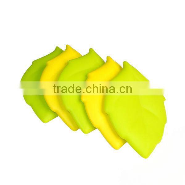 leaf design silicone toothbrush cover for travel