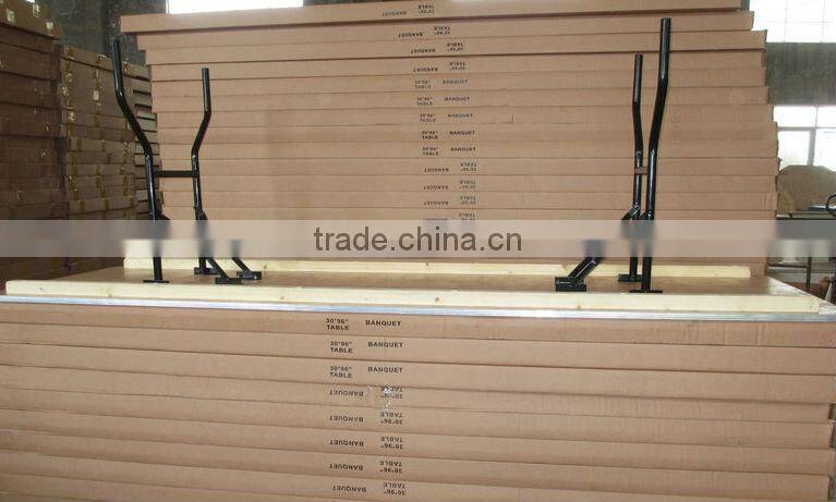 hot sell and best quality wooden banquet folding table export