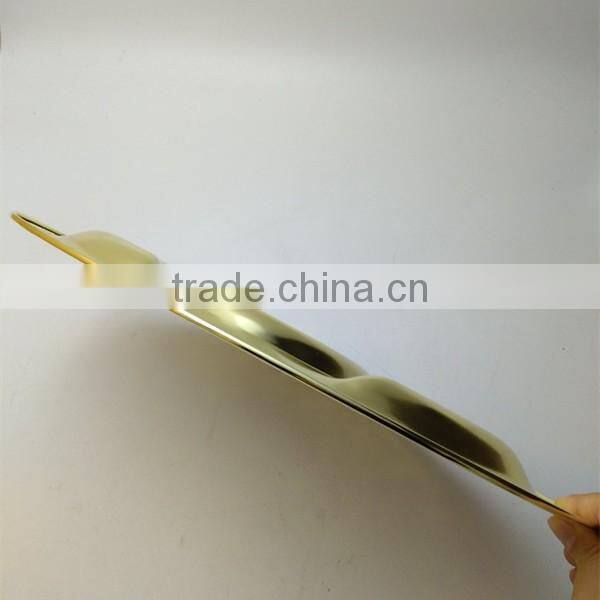 custom logo metal serving trays wholesale stainless steel cooking plate