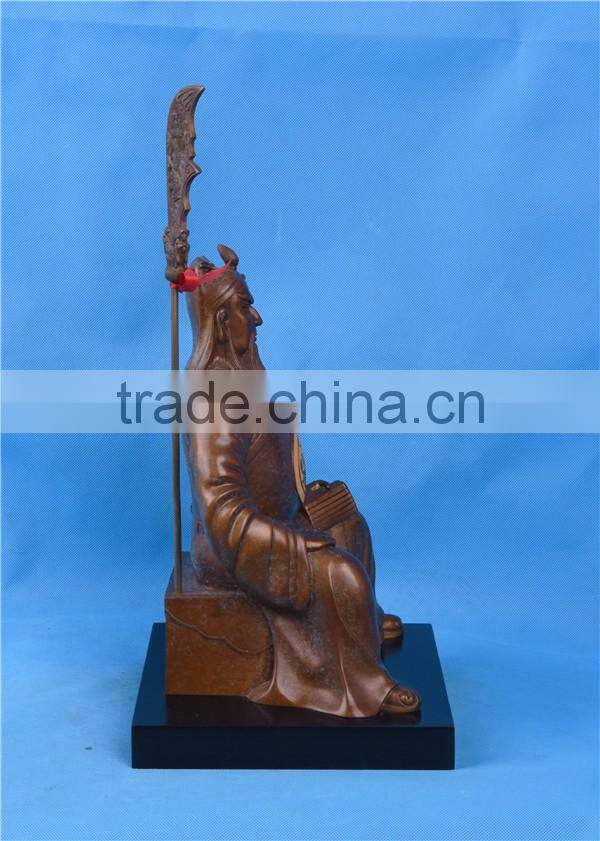 China style bronze artwork Kuan Di/Bronze Decoration/Kuan Di/Bronze sculpture