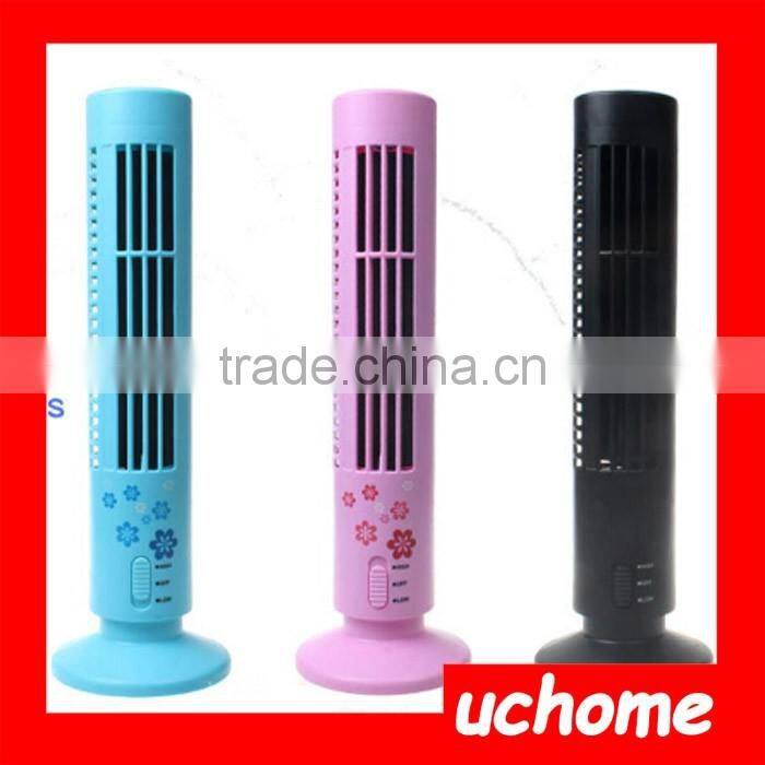 UCHOME Creative USB Mini Tower fan Desk Fan Without Leaves For Home And Office Use