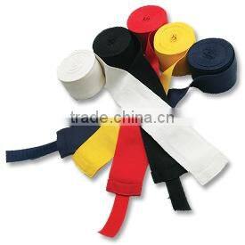 WHITE BOXING HAND WRAP PAIR STRETCH