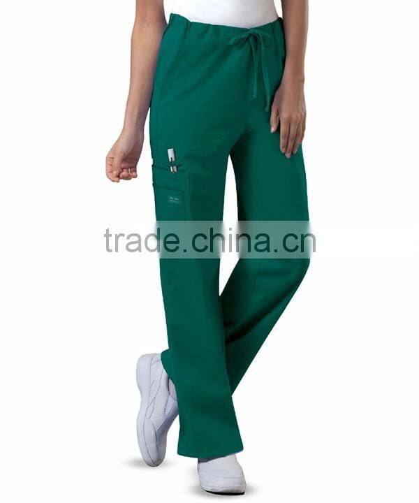 Fabric Knit Worthy Navy Scrub Top