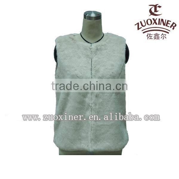 women rabbit wholesale faux fur vest