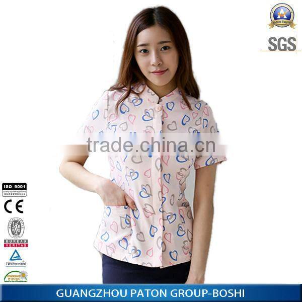 Polyester Cotton Work New Style Nurse Uniform Vest