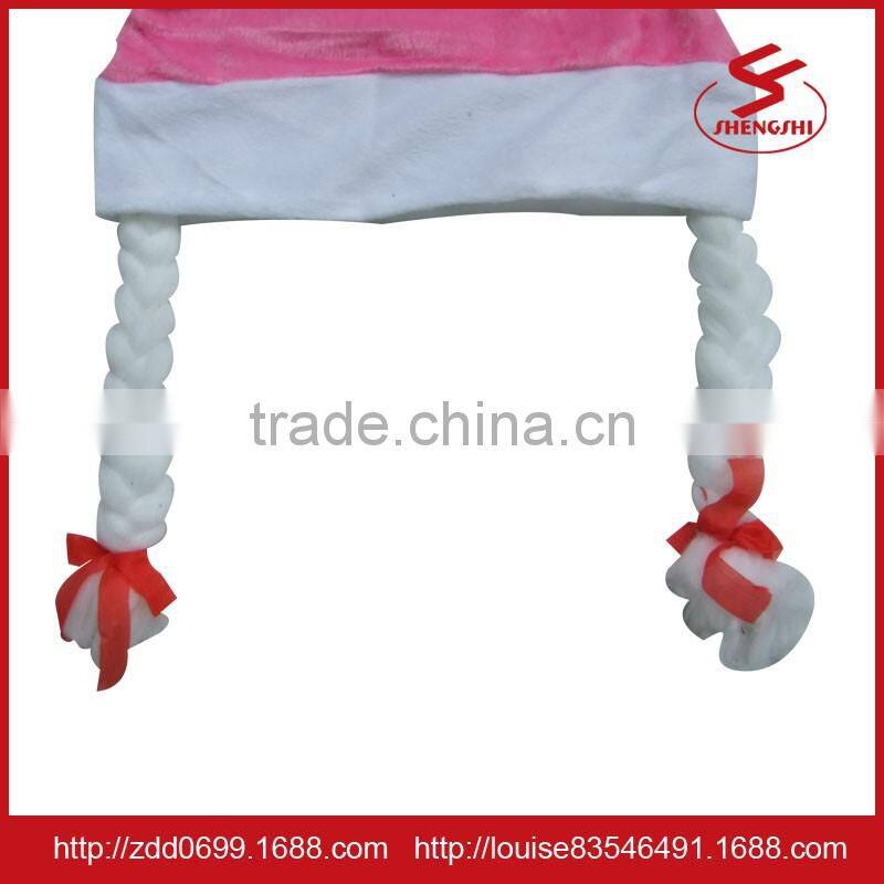 Digit printing custom hawaii style christmas hat