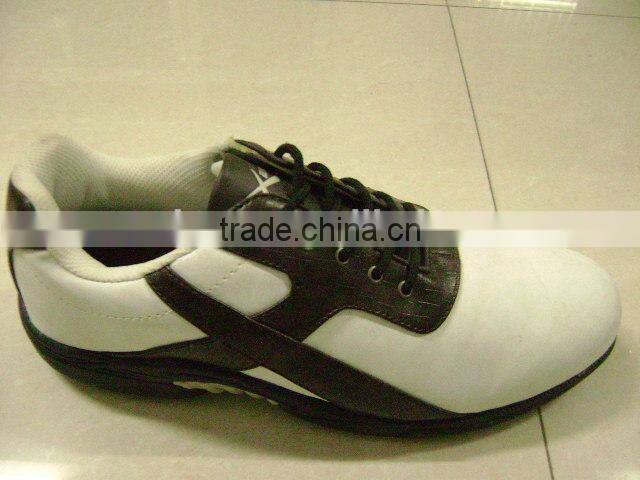 cheap price PU golf sport shoes for men women boys girls have spike for business sport on the grass