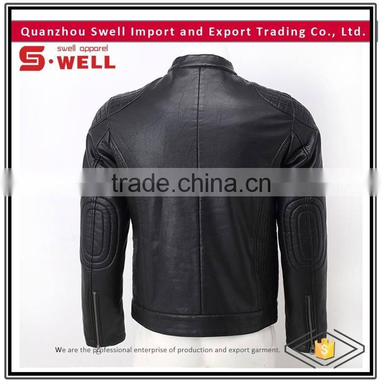 2016 wholesale custom cheap men motorcycle pu jacket