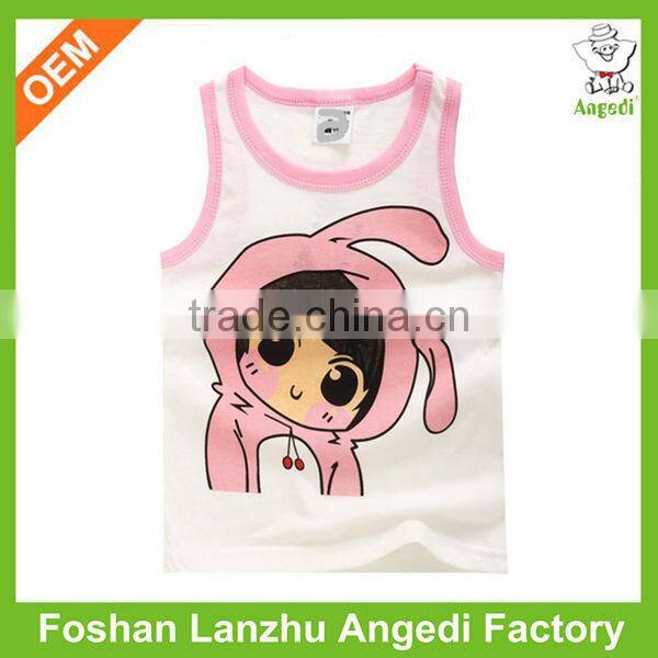 Top quality wholesale kids cotton vest for baby