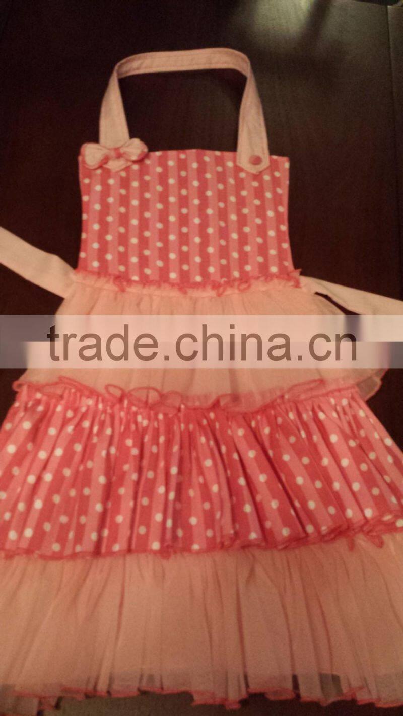 Cotton fabric simple design safety baby apron