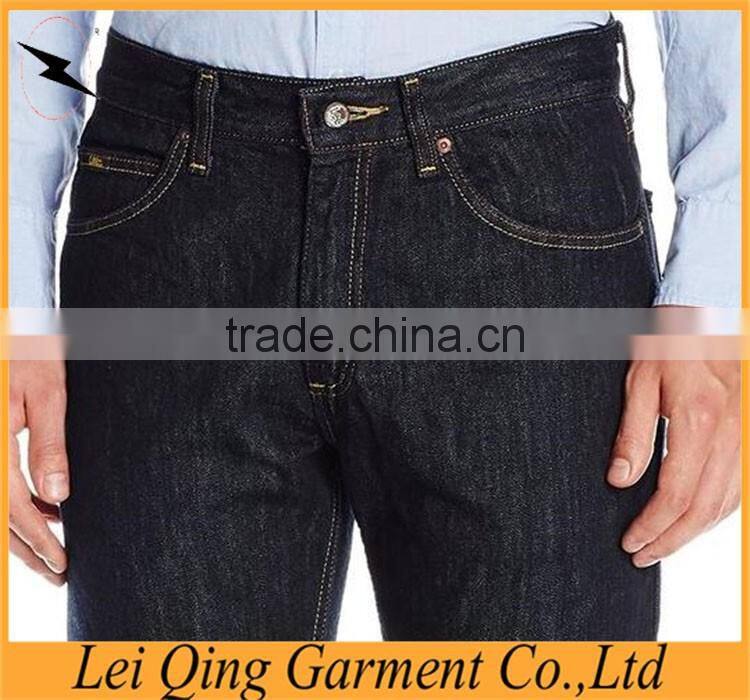 Fashion young mens plus size denim jeans pants