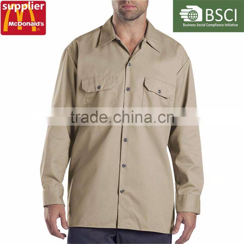Best Price Best Quality Long Sleeve T-Shirt Durable Wearing Uniforms Workwear Shirts