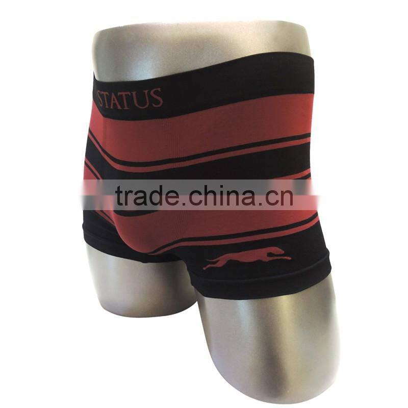 Black and red seamless underpanties male lingerie hot underwear mens boxers