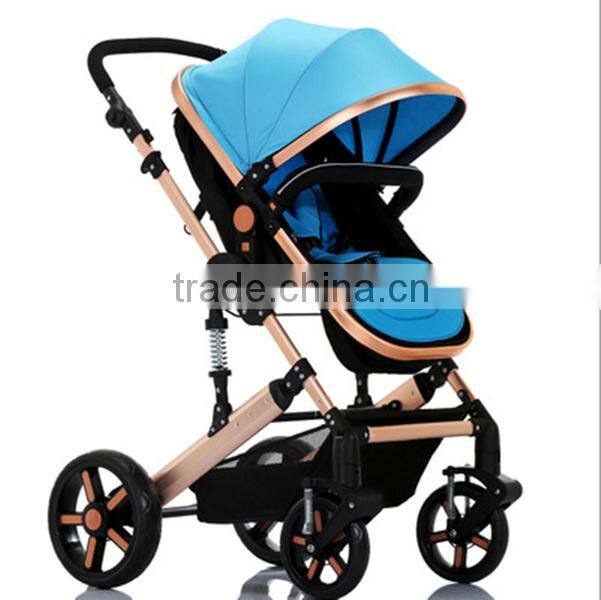 High Landscape Luxury Buggies Wholesale Baby Carriage Stroller Folding Baby Stroller 3-in-1