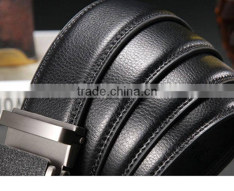 New Designer Automatic Mens Leather Belt High Quality Luxury Cow Leather Men Belts 3.5CM