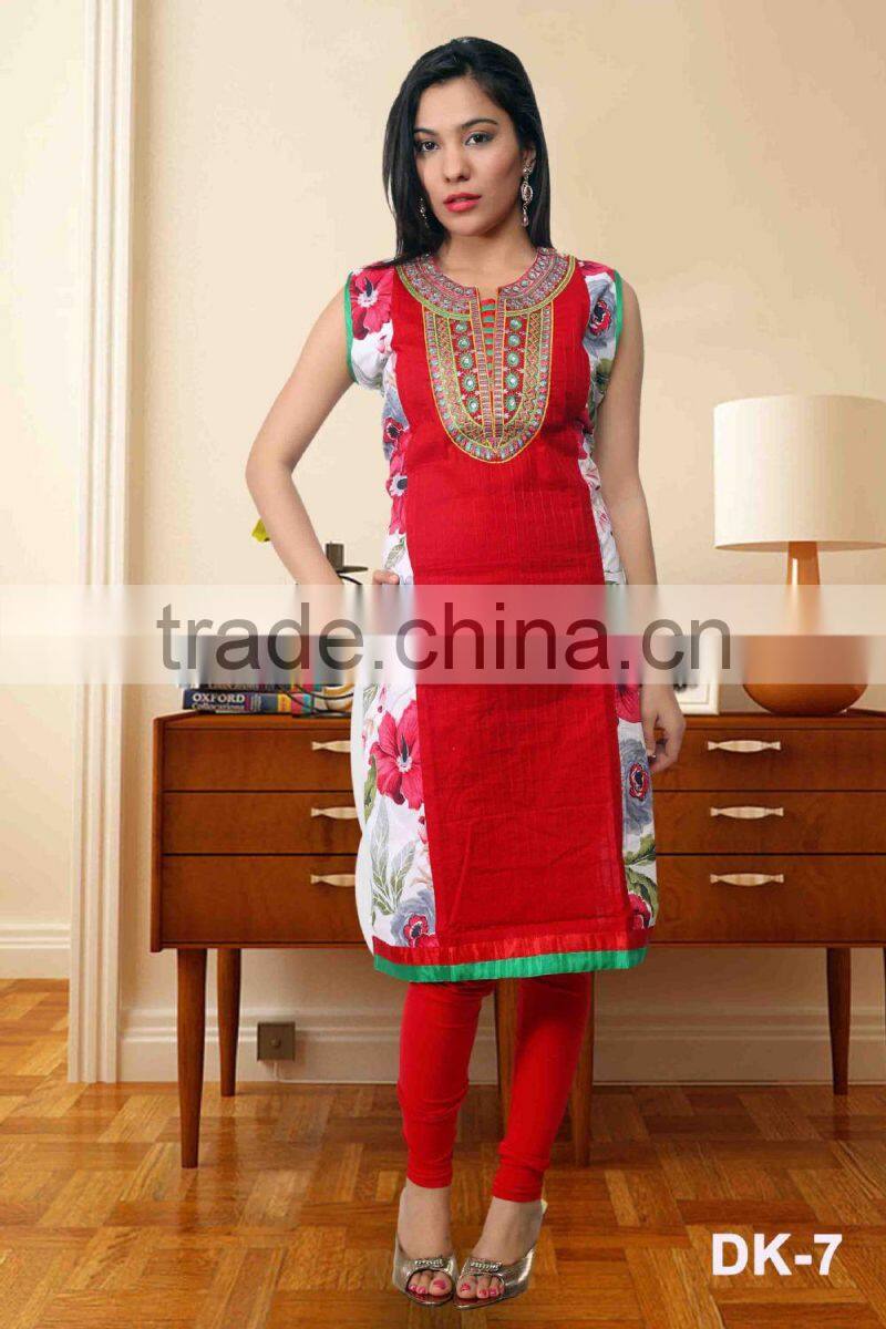 Ladies Cheap Cotton Kurti 2015