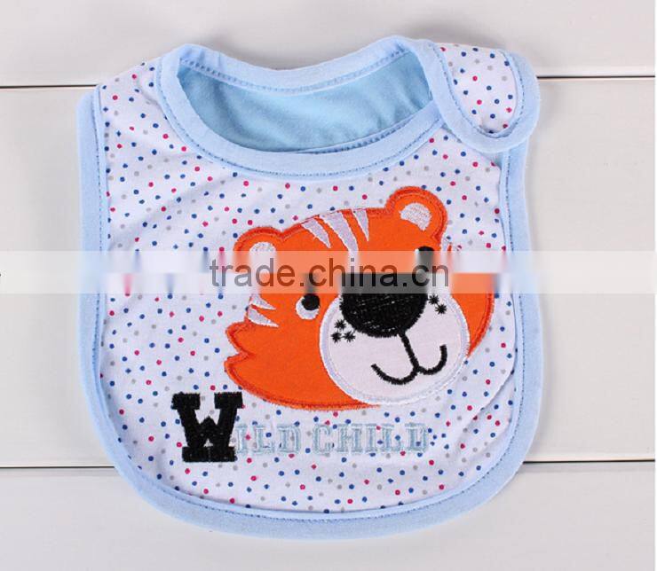 China baby bib manufacturer 2016 new arrival cotton bandana baby bib cute silicone baby bib