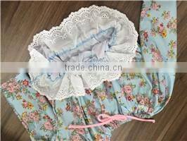 Children swimsuit three-piece floral bikinifloral bikini girls swimwear