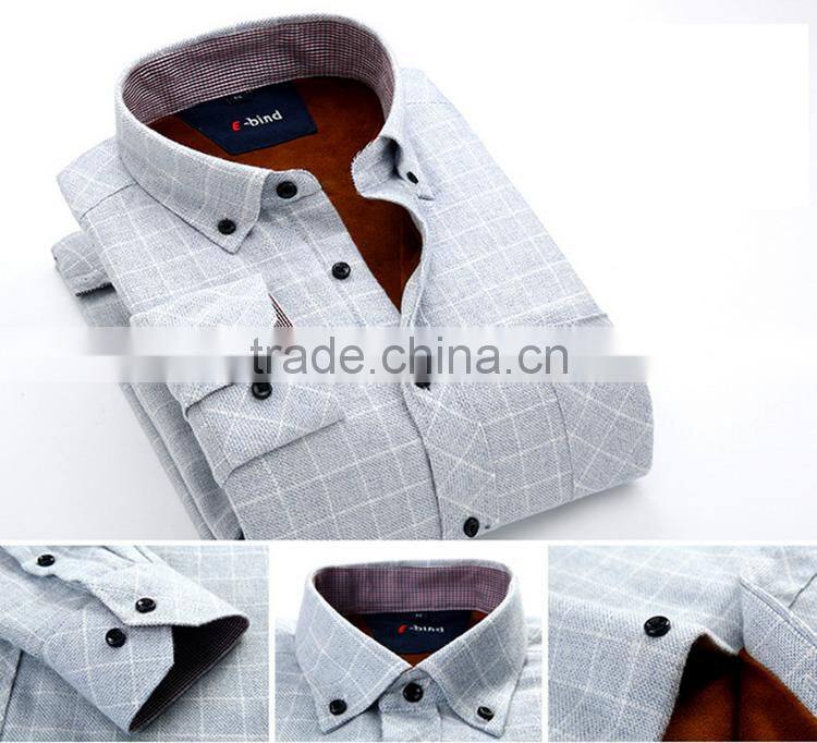 Alibaba wholesale plaid microfiber flannel shirt designs for men fashionable dress shirt manufacturers