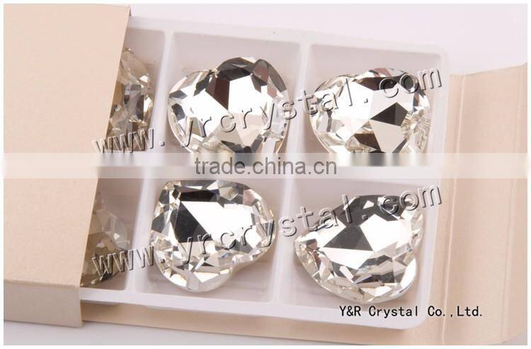 4827 Crystal Beads 28mm Siam Color Loose Faceted Gemstones