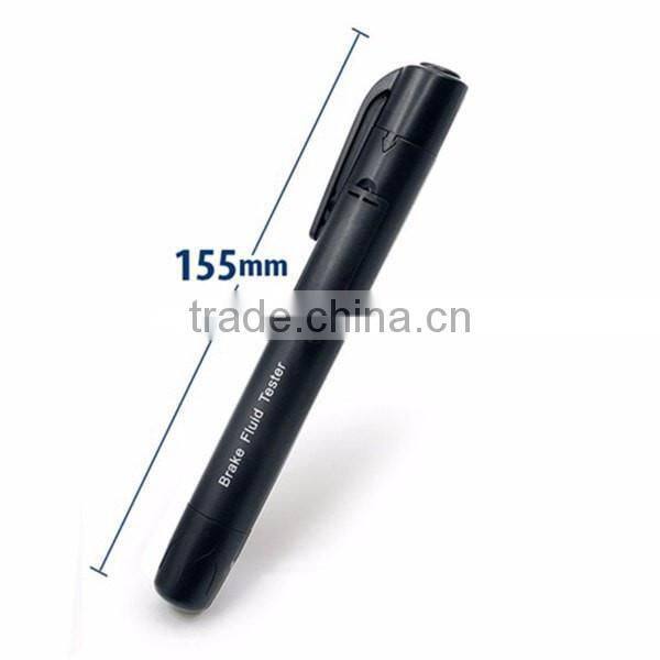 Full Tracking 2016 New Brake Fluid Lipuid Tester 5 LED Car Vehicle Automotive Test Oil Pen For DOT3, DOT4, DOT5 Free shipping