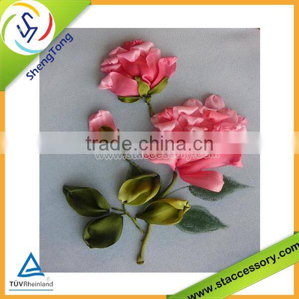 wholesale satin flowers ribbon