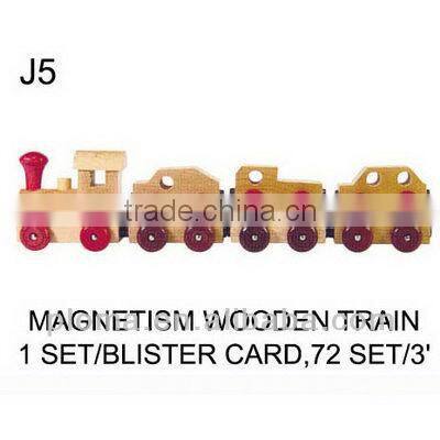 TOYS FOR KID (J5) MAGNETISM WOODEN TRAIN