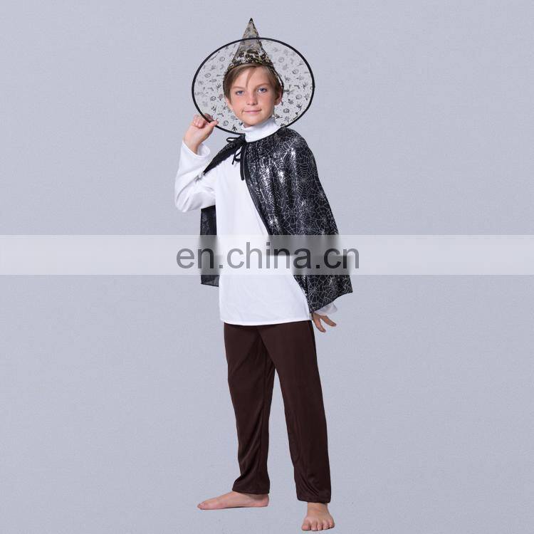 Hot sale halloween spider web cape sexy cosplay costume for adult and kid