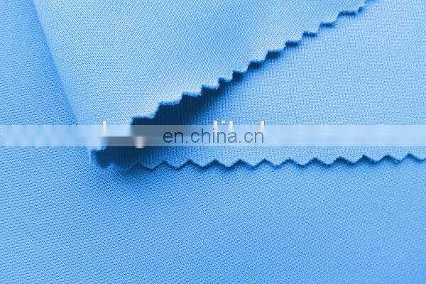 winfar knit polyester DTY air layer interlock fabric scuba solid dye fabric for party dress