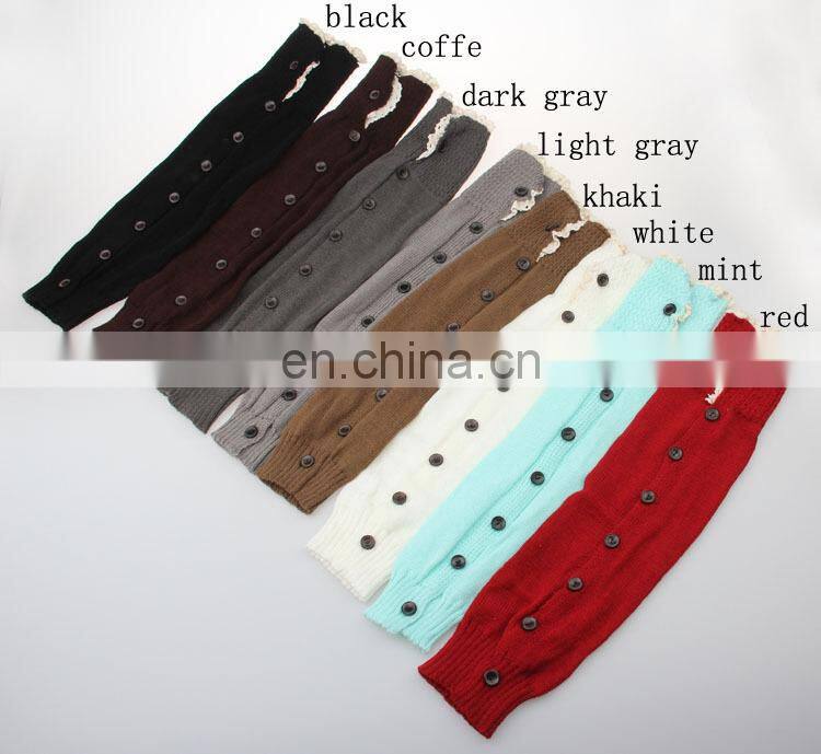 Lace sock warm knitted leggings