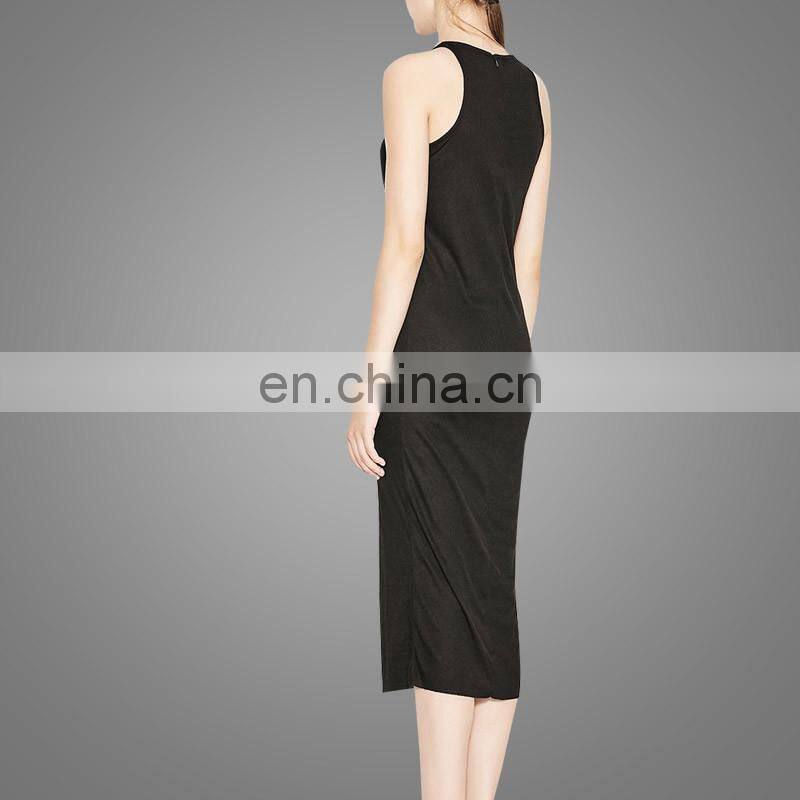 New Design Black Sexy Slim Ladies Dress High Quality Bodycon Party Dress