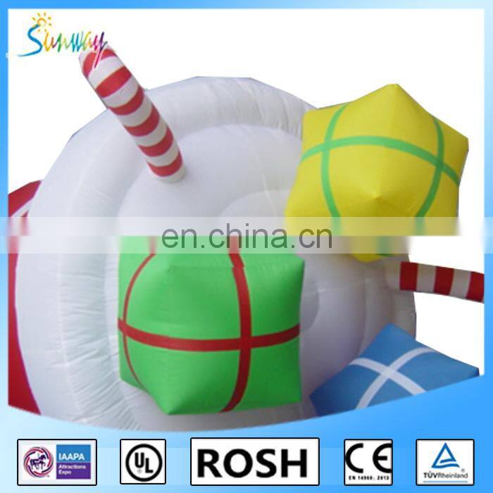OEM inflatable Christmas sock model for Chrismas holiday