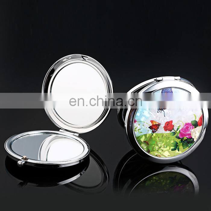 Promotional two sides makeup mini mirror