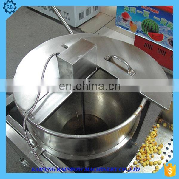 chocolate popcorn making machine with big capacity
