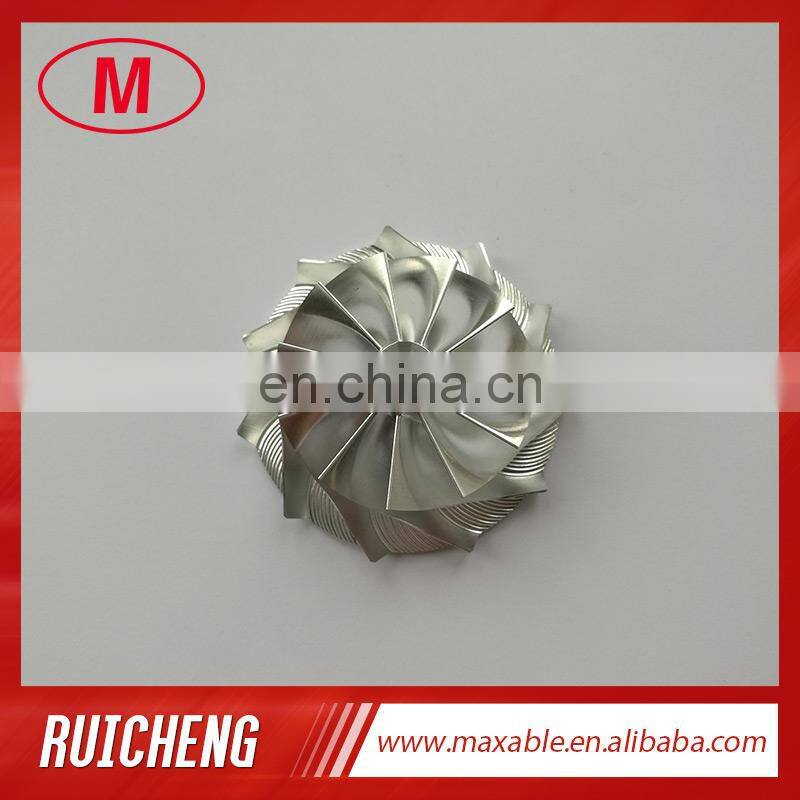 CT12 11+0 blades 43.08/58.03mm 17291-67010 turbocharger milling/aluminum 2618/billet compressor wheel for 17201-67010