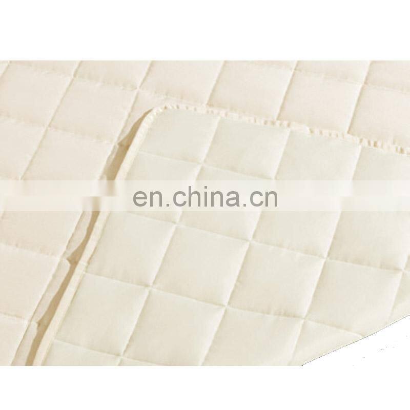 100% polyester peach skin fabric factory direct sell fitted Quilted Bedspreads