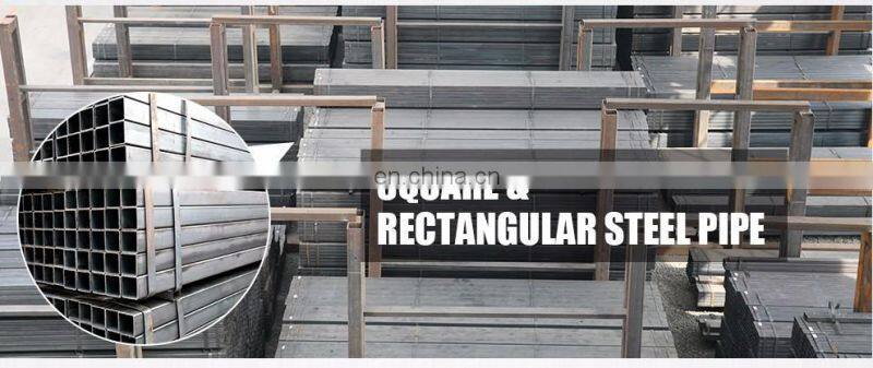 Hollow section steel pipes RHS SHS carbon black pipes st 37 steel