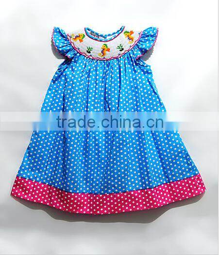 children Brown corduroy Smocked Romper baby winter clothing